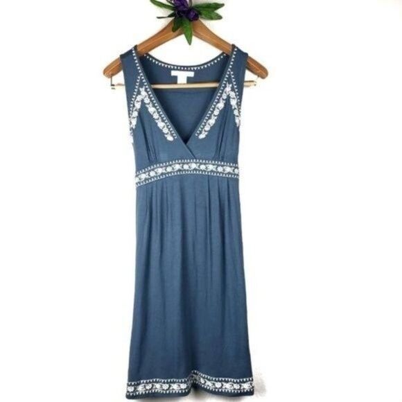 Charlotte Russe embroidered sun dress size Small - Picture 1 of 7